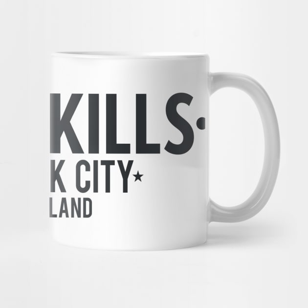 Great Kills, Staten Island, New York - Modern Script Emblem by Boogosh
